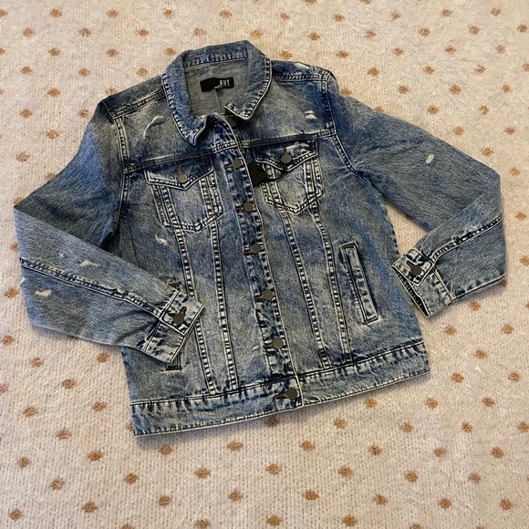 Kut from the Kloth Blue Denim Jacket - Picture 1 of 5